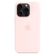 Чохол силіконовий Wave Premium AAA Silicone Case with MagSafe для Apple iPhone 15 Pro Light Pink - зображення 4