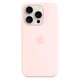 Чохол силіконовий Wave Premium AAA Silicone Case with MagSafe для Apple iPhone 15 Pro Light Pink - зображення 6