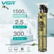 Триммер VGR V-085, Professional, 3 насадки, STRONG BATTERY - изображение 2