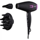 Фен з дифузором Ardesto Violet PRO HD-Y221PRO 1750-2100Вт 2 швидкості 3 температурні режими чорний - зображення 6
