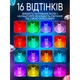 Настольная LED лампа Кристалл Роза хрустальная Crystal Rose, ночник на аккумуляторе с сенсорным управлением на пульте управления 23 см, 16 цветов (D-2019091304) - изображение 2