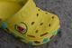 Дитячі крокси сабо crocs Dago кавун 28 17.5 см жовті - зображення 4