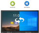 Інтерактивна панель iBoard 65" дюймів діагональ, дві ОС (Android 11.0 (rom/ram 4/32)+Windows) iBoard IP65A11 (PC i5-10 gen 8/256SSD) - зображення 3
