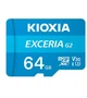 Карта памяти MicroSDXC 64GB UHS-I/U3 Class 10 Kioxia Exceria G2 R100MB/s (LMEX2L064GG2) + SD-адаптер - изображение 2