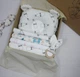 Набор пеленок для новорожденных a.l.babybox Милк и Короны Белий - изображение 1