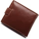 Шкіряне чоловіче портмоне 11,5х9,5х2,5 ST Leather В103 з секціями під карти Коричневий - зображення 3