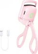 Аккумуляторные щипцы для завивки ресниц Eye lashes machine с USB Розовый - изображение 1