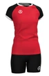 Волейбольна форма жіноча RIGO MEDUSA Black-Red 2XL - зображення 1