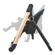 Детский стульчик для кормления качели 2 в 1 El Camino DEBUT ME 1102 Posh Black - изображение 4