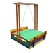 Пісочниця дерев'яна Sportbaby 180х145 см Різнобарвний - зображення 6