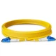 Патч-корд оптичний LC/UPC-LC/UPC Жовтий LSZH, Singlemode G.657.А2 (SM) Flex, Duplex, 2мм - 10 м - зображення 1