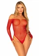 Сітчасте боді зі стразами Leg Avenue Crystalized fishnet bodysuit - зображення 1