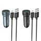 Автомобільний зарядний пристрій HOCO Z49A Level single port QC3.0 18W (Micro) Metal Gray (6931474795717) - изображение 2