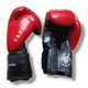 Боксерские перчатки LEV SPORT ТОП 10 oz кожа красно-черные - изображение 4