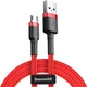 Кабель для зарядки телефона планшета MicroUSB Android BASEUS cafule |1м, 2.4A| Красный (CAMKLF-B09) - изображение 1