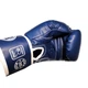 Боксерские перчатки BOXER 8 оz кожвинил Элит ШИРОКИЙ МАНЖЕТ синие - изображение 3