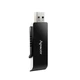 Флеш-накопичувач USB3.2 128GB Apacer AH350 Black (AP128GAH350B-1) - изображение 2