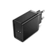Мережевий зарядний пристрій Vention 1-port USB Wall Charger(12W) EU-Plug Black (FAAB0-EU) (FAAB0-EU) - зображення 1