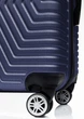 Средний пластиковый чемодан на колесах 70L GD Polo 60k001 medium синий - изображение 5