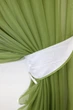 Кухонные шторки VR-Textil № 060к "Дуэт" с подвязками оливковый с белым 330х170 см (50-563) - изображение 3