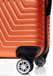Средний пластиковый чемодан на колесах 70L GD Polo 60k001 medium оранжевый - изображение 5