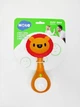Погремушка Hola Toys 3134 грызунок мелодии звуки подсветка на листе 14 см × 5 см × 19 см коричневая - изображение 1