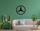 Декоративне панно на стіну з дерева Upwood Decor Мерседес Mercedes 50 х 50 см black - зображення 1