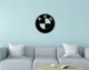 Декоративне панно на стіну з дерева Upwood Decor БМВ BMW 40 х 40 см black - зображення 1