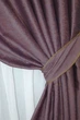 Комплект готовых штор VR-Textil Бархат № 1324ш Сливовый 100х270 см 2 шт (31-590) - изображение 4