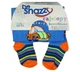 Колготки трикотаж бавовняні з принтом для хлопчика Be Snazzy RA-04-1 056-62 см (1-3 months) синій - зображення 4