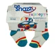 Колготки трикотаж хлопковые с принтом для мальчика Be Snazzy RA-04-1 056-62 см (1-3 months) Серый - изображение 3