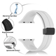 Силиконовый ремешок Fruct Magnetic Buckle для Apple Watch 38/40/41/42 mm Магнитная застежка White - изображение 2