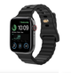 Силиконовый ремешок Fruct Lightning Buckle для Apple Watch 42/44/45/46/49 mm Black - изображение 1