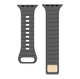 Силиконовый ремешок Fruct Lightning Buckle для Apple Watch 42/44/45/46/49 mm Grey - изображение 3