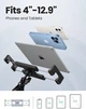 Держатель зажим для смартфона планшета Ugreen Tablet Holder With Overhead Long Arm настольный Black (YM1056) - изображение 7