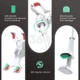 Держатель зажим для смартфона Ugreen настольный на гибкой стойке White (YM1053) - изображение 3