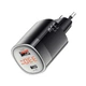 Мережевий зарядний пристрій Essager Lingyun 33W GaN Digital Display Travel Charger A+C EU black (ECTCA-LYB01-Z) (ECTCA-LYB01-Z) - изображение 1