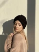 Шапка тюрбан тепла зимова з ангори D.Hats чорного кольору - зображення 2