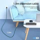 Подовжувач мережевий HOCO NS1 2USB/1Type-C, 4Розетки, 4000W, 20W/3A, Power Delivery/Quick Charge, 1.8м Чорний - изображение 7