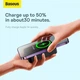 Павербанк с беспроводной зарядкой Qi 15W Baseus Magnetic Mini 20000mAh 20W 2в1 QC3.0+PD3.0 (PPCX150001) Black - изображение 10