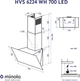 Вытяжка Minola HVS 6224 WH 700 LED - изображение 11