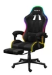 Компьютерное геймерское кресло HUZARO Force 4.7 RGB Black ткань - изображение 4