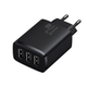 Мережевий зарядний пристрій Baseus Compact Charger 3U 17W EU Black (CCXJ020101) - изображение 3