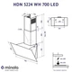 Витяжка Minola HDN 5224 WH 700 LED - зображення 11