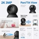 IP-Камера TP-LINK Tapo C211 3MP N300 microSD motion detection чорна - изображение 4