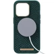 Чехол Elements Njord Salmon Leather Case для iPhone 14 Pro Max Green with MagSafe (NA44SL02) - изображение 4