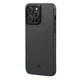 Чохол Pitaka MagEZ Case Pro 3 Twill 1500D для iPhone 14 Pro Black Grey with MagSafe (KI1401PP) - зображення 1
