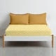 Простынь на резинке Cosas Ранфорс YELLOW ZIGZAG 70х140х12 см (4822052316498) - изображение 3