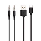 Навушники Bluetooth Deepbass R2 AUX BT5.0 800mAh, 23h бездротові повнорозмірні з мікрофоном Чорний - зображення 5