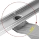 Трап для душу Rea Neox 90 Superflow brushed steel 2в1 REA-G2708 - зображення 2